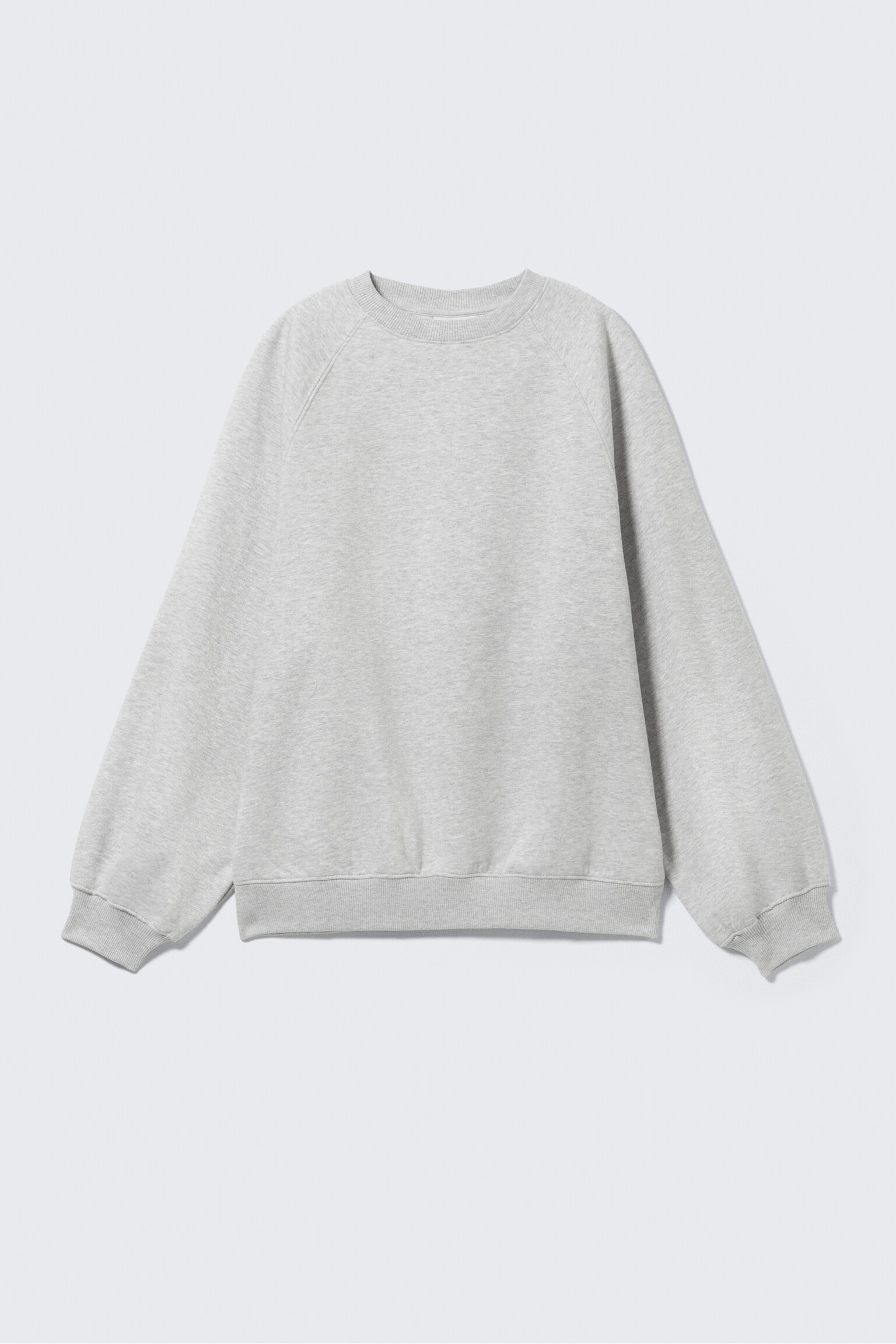 Pull épais et ample - Gris chiné/Essence