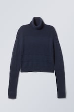 Dunkelblau - Turtleneck Amaia - 0