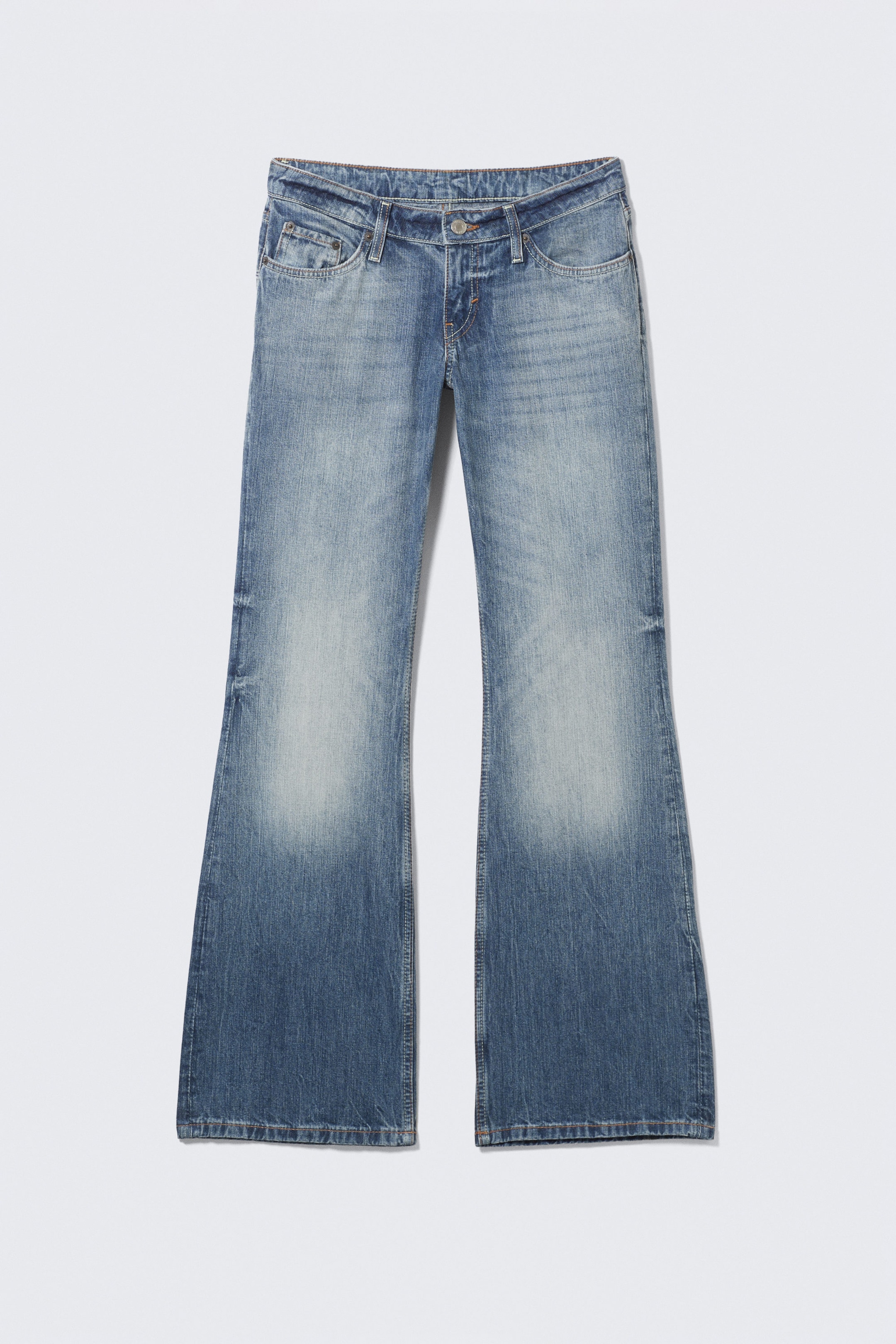 Board Blue - Medium Blue - Nova Low Rise Slim Bootcut Leg Jeans - 5