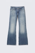 Board Blue - Medium Blue - Nova Low Rise Slim Bootcut Leg Jeans - 5