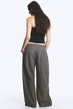 Gris foncé - Pantalon plissé Aya - 3