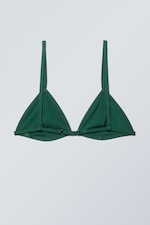 Green Shimmer - Triangle Bikini Top - 1