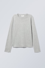 Grey Melange - Essence Standard Long Sleeve - 0