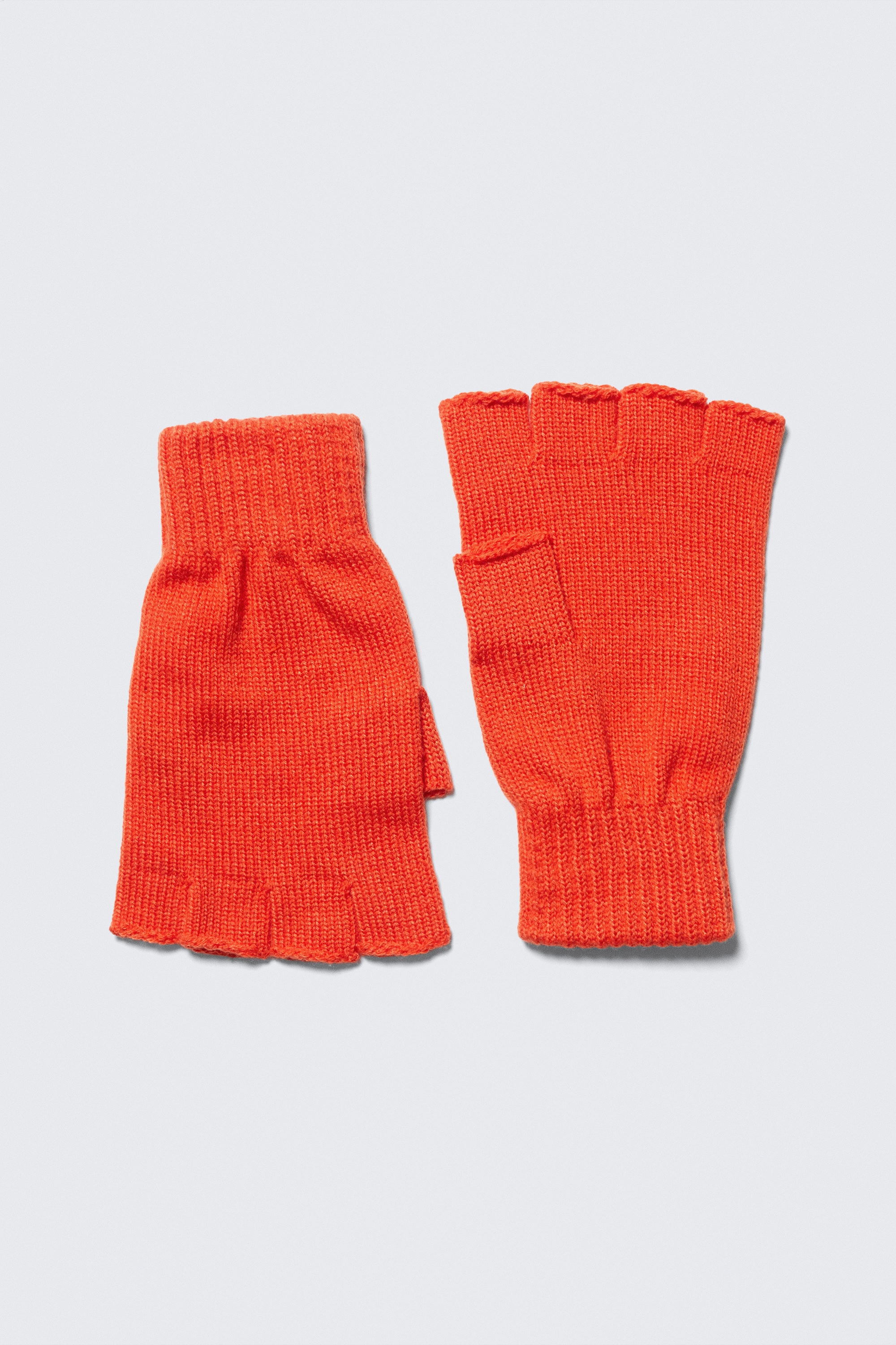 Leuchtendes Orange - Wood Handschuhe