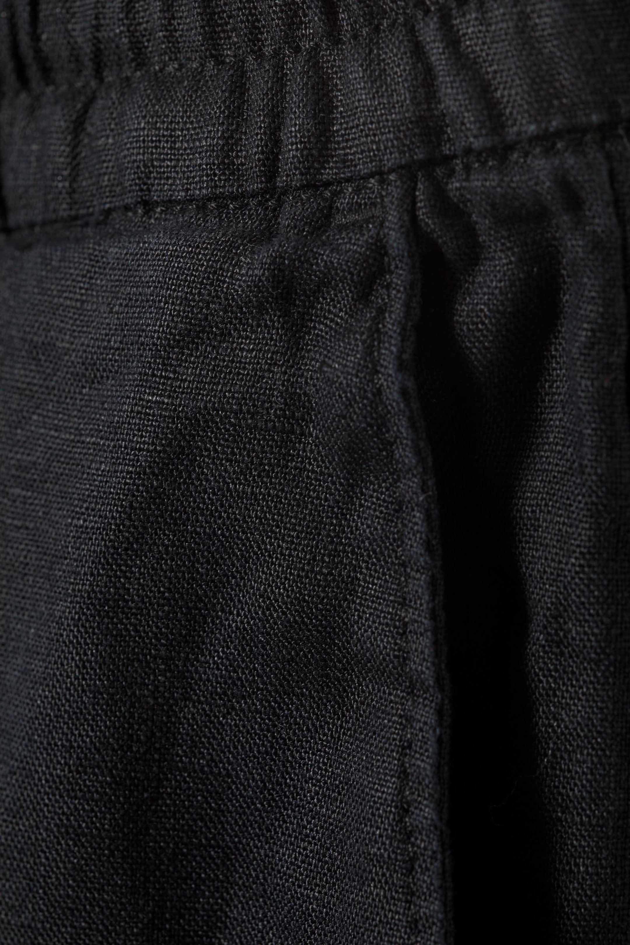 Black - Olsen Linen Shorts - 2