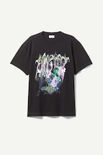 Black w flowergy - T-shirt oversize à imprimé graphique - 0