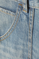 Cloudy Blue - Medium Blue - Dunno Loose Barrel Leg Jeans taille basse unisexe - 8