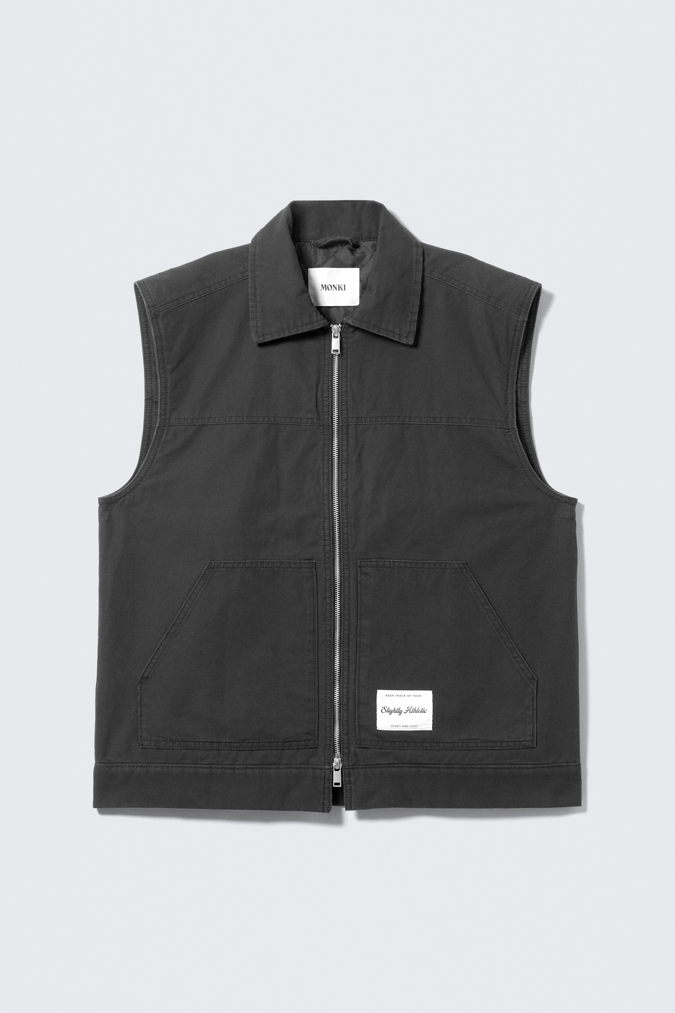 Agrandir l'image: Gilet sans manches en toile légèrement matelassée - Noir - FEMME | H&M FR 5