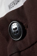 Brown - Lewis Regular Suit Trousers - 1