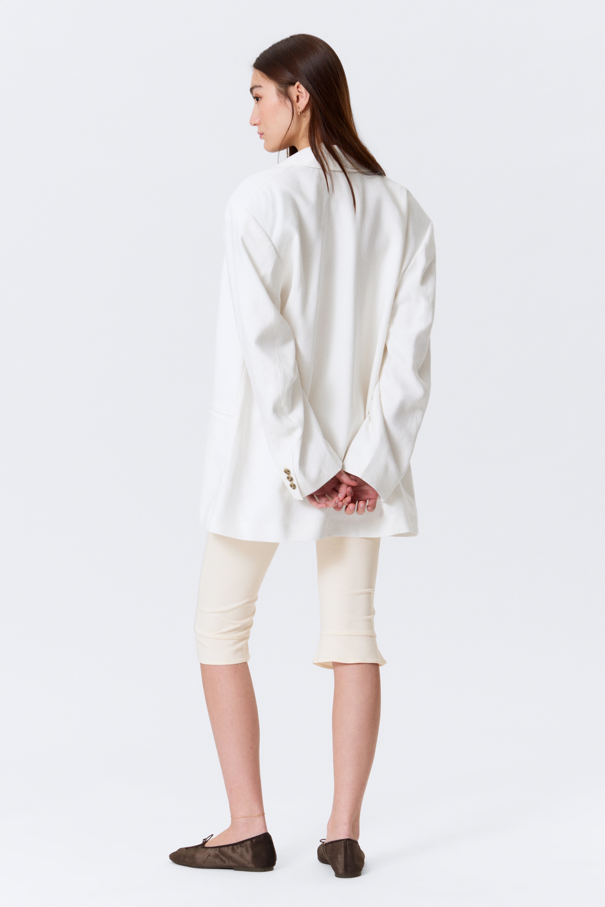 Single-Breasted Oversized Blazer