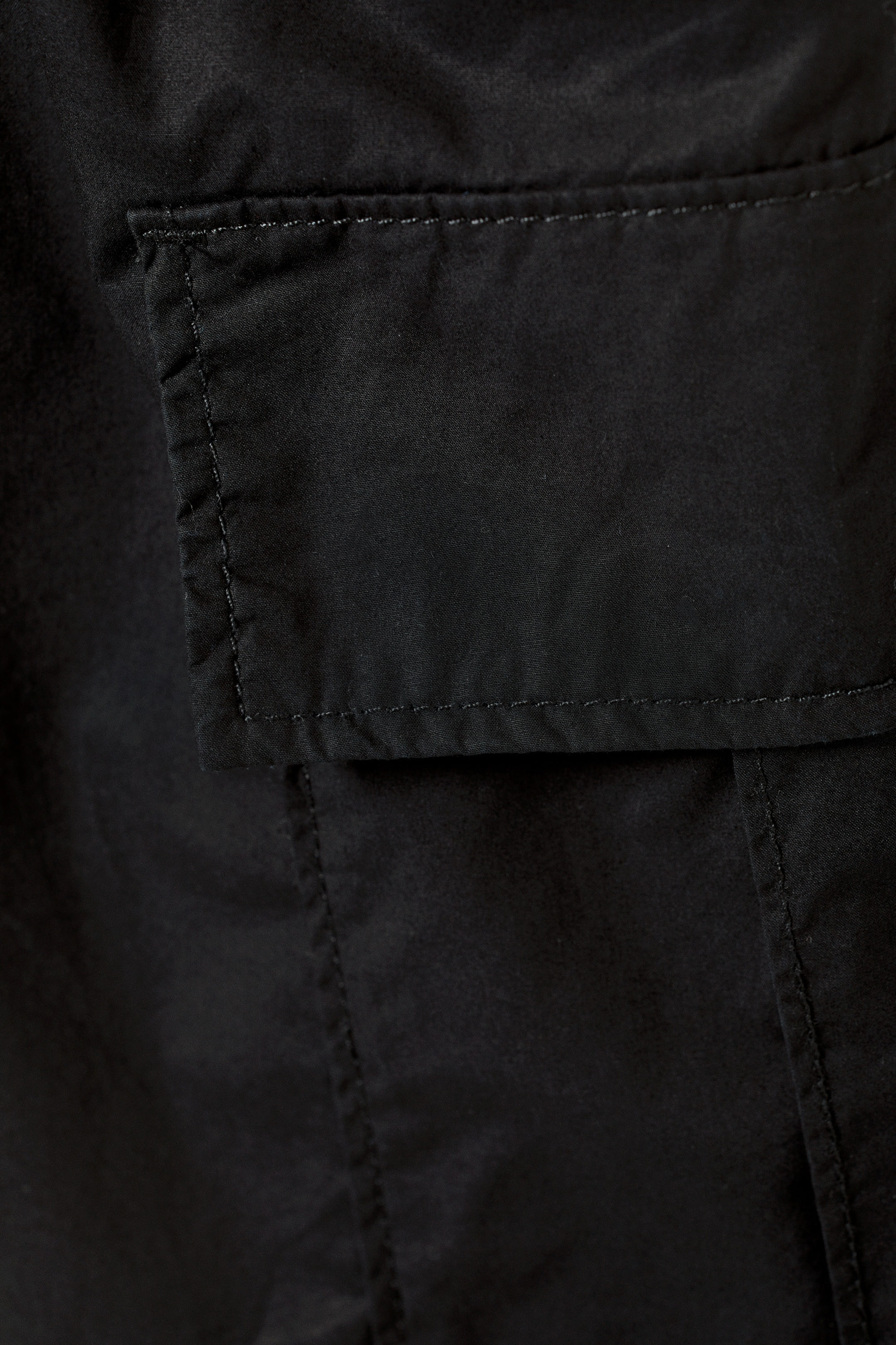Svart - Parachute cargoshorts med løs passform - 2