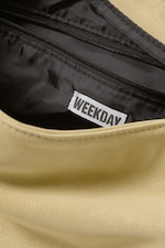 Jaune clair - Petit sac à bandoulière à rabat souple - 2