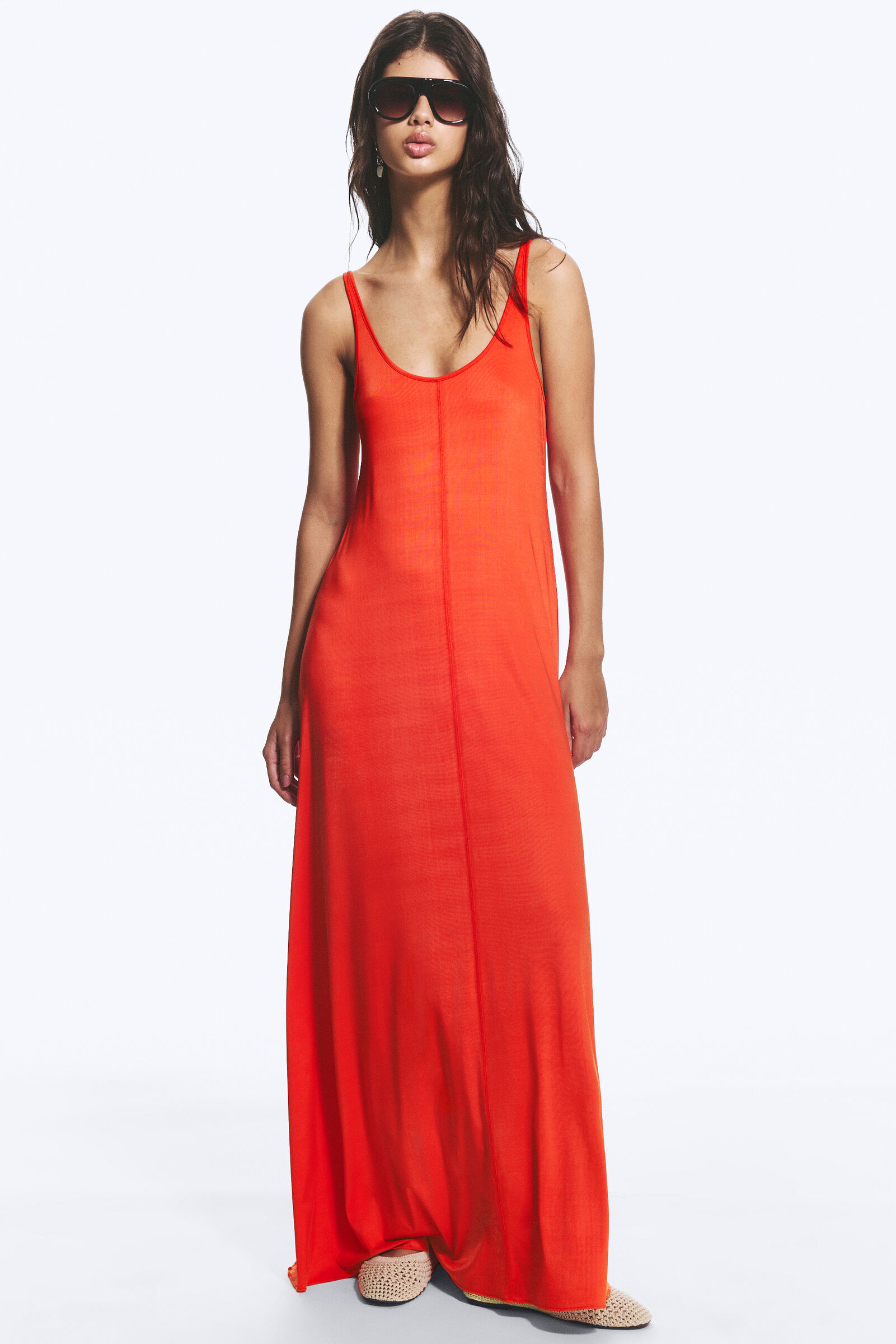 Sleeveless Tank Maxi Dress