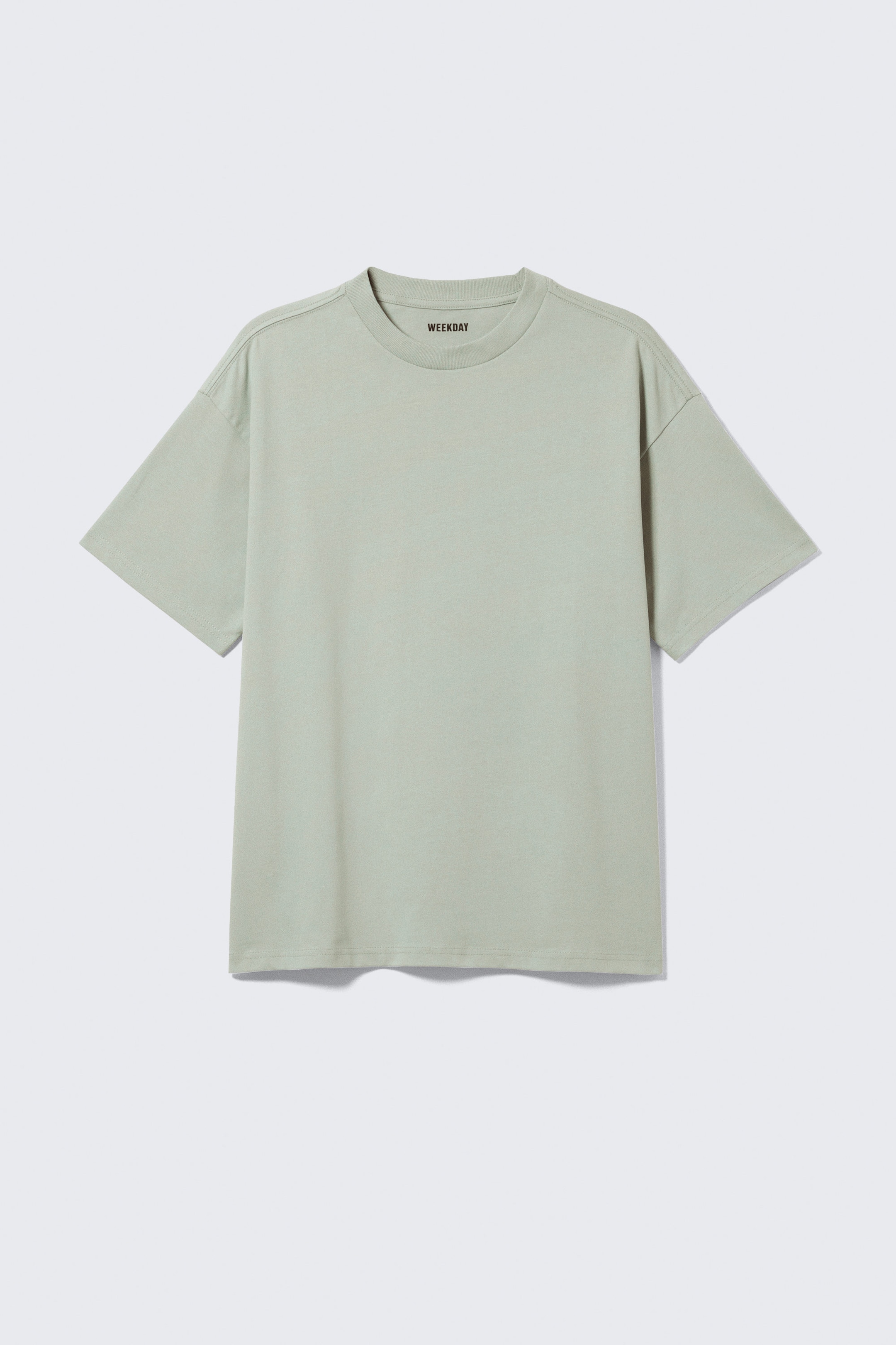 Light Khaki Green - Loose Boxy T-shirt - 3
