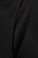 Noir - Pull à col roulé transparent à manches longues - 1