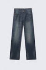 Blues - Dunkelblau - Anti – Unisex-Jeans mit niedrigem Bund - 8