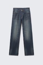 Blues - Dark Blue - Anti Unisex Low Waist Regular Straight Jeans - 0