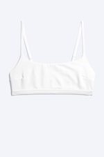 Vit - Bh i mjuk bomull med djup urringning - 3
