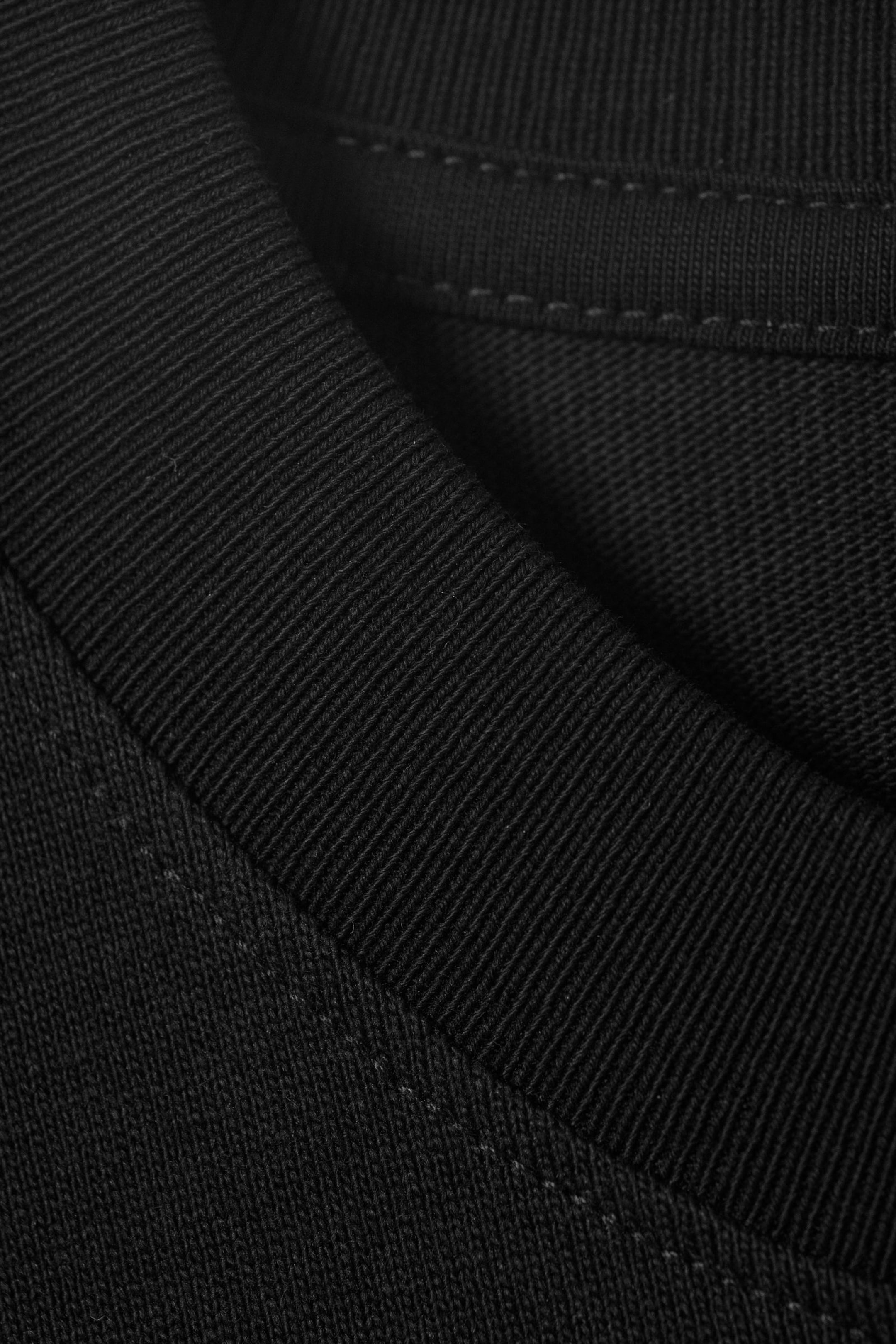 Black - Relaxed Fit Short-Sleeved Cotton T-shirt - 5