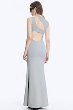 Light Dusty Grey - Cutout Maxi Dress - 3
