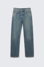 Second Blue - Medium Blue - Space Mid Rise Relaxed Straight Leg Jeans - 5