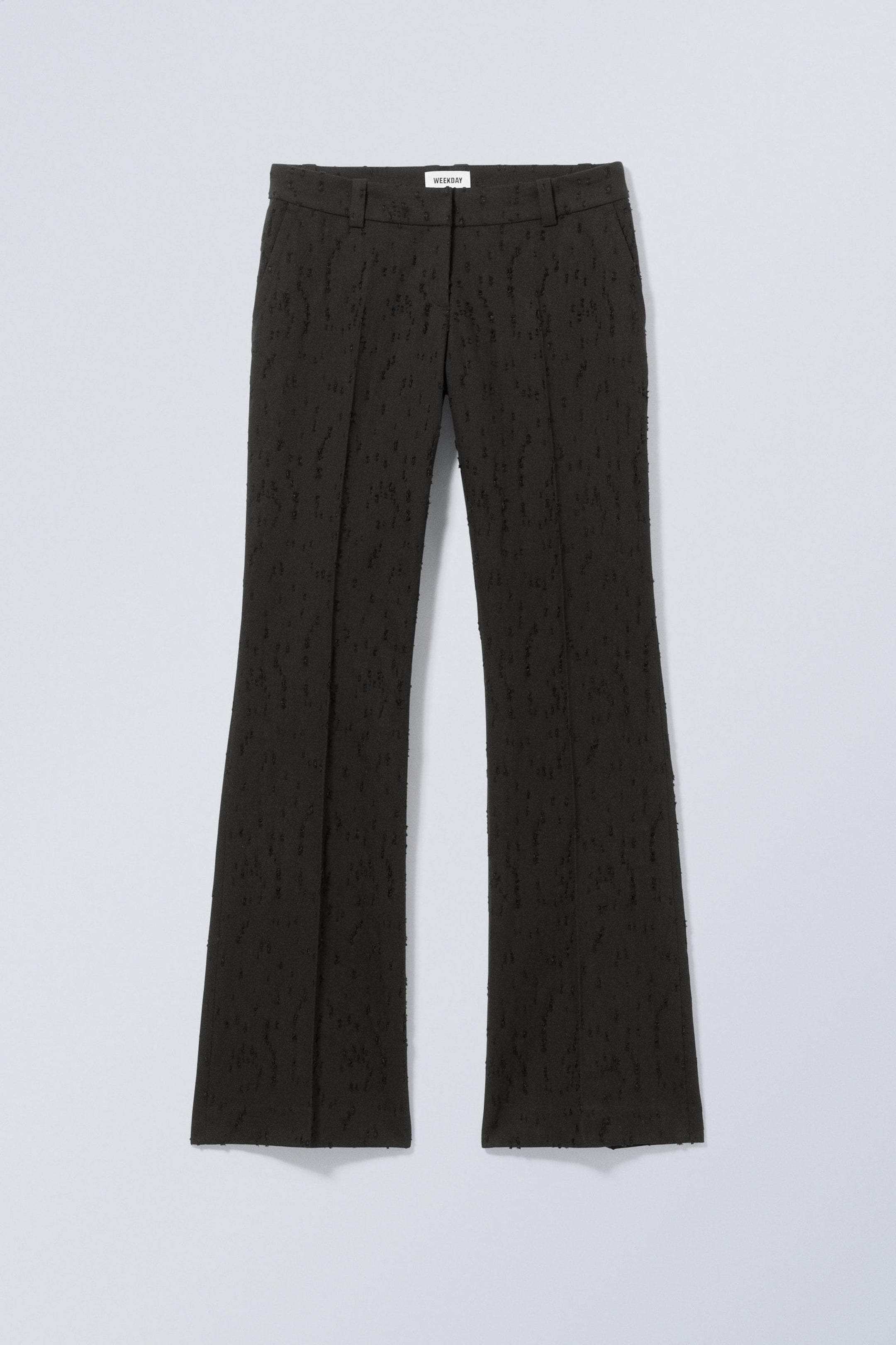 Schwarz - Jacquard-Hose in Distressed-Optik Keela - 1