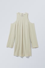 Beige - Lycke Shoulder Dress - 0