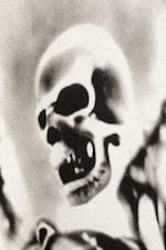 White - Skeleton Angel - Geweldig boxy T-shirt met graphic en lange mouwen - 4