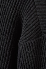 Black - Christoffer Zipped Cardigan - 1