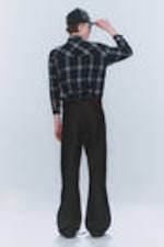Waschung "Extra Black" - Boo Bootleg – Bootcut-Jeans mit niedriger Taille - 2
