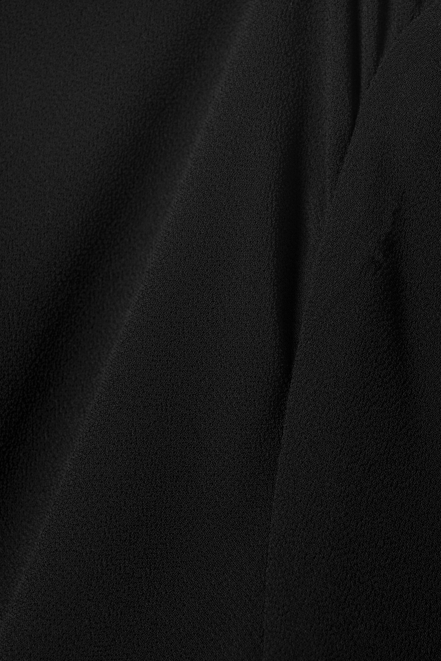 Skir asymmetrisk långärmad topp - Svart/Blågrön/Svart - Obsidian Mist - 5