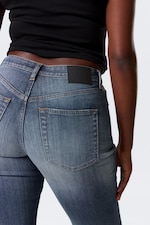 Blue Hymn - Medium Blue - Vega Curve High Waisted Slim Leg Jeans - 3