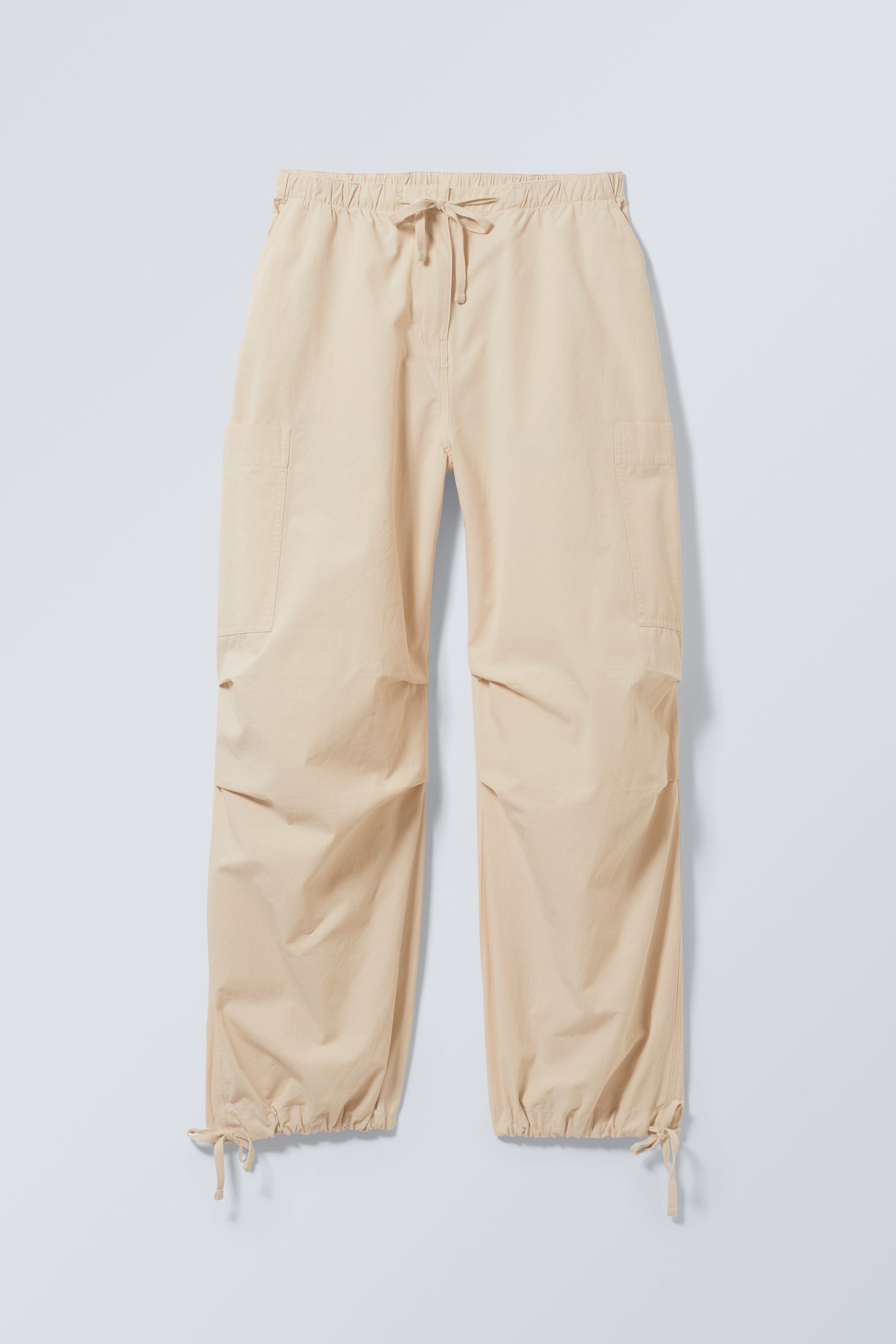 Ecru - Skyler Parachute Trousers - 0