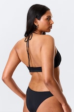 Black - Turn Halter Bikini Top - 2