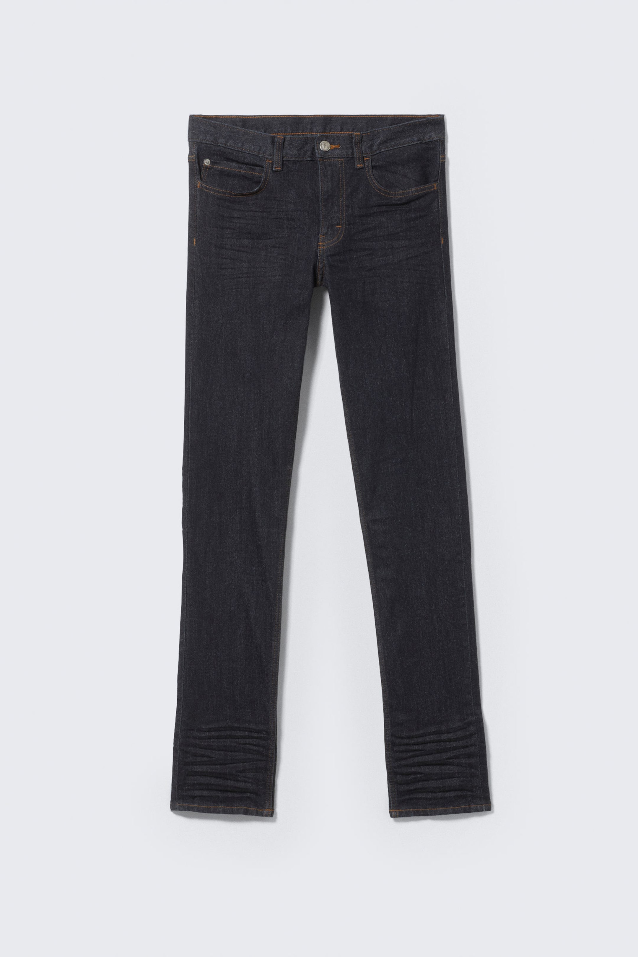 Blue - Sleeze Low Waist Skinny Jeans - 1