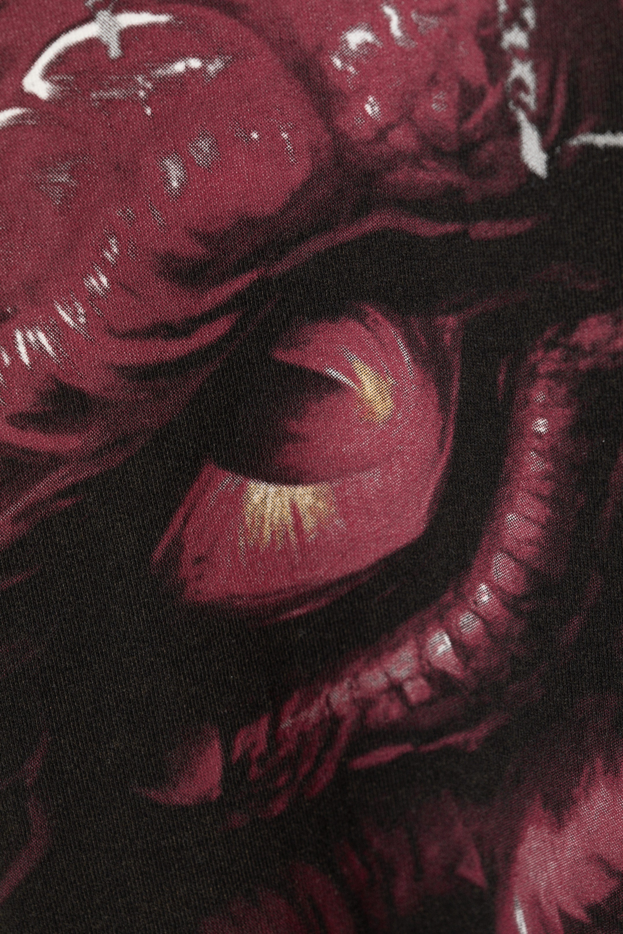 Washed Black - Dragon Gaze - Boxy top met print en lange mouwen - 6