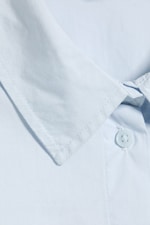 Ljusblå - Balloon Sleeve Shirt - 5