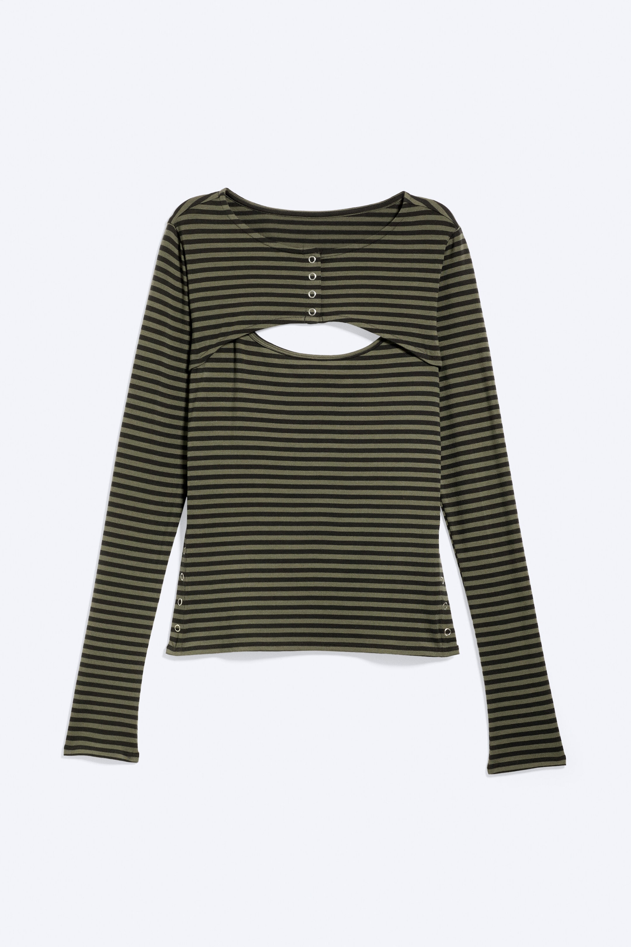 Dusty Khaki Green - Layered Two-Piece Bolero Singlet - 4