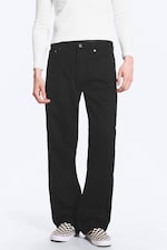 Black Rinse - Noir - SPACE JEAN TAILLE MI-HAUTE COUPE DROITE DÉCONTRACTÉE - 2