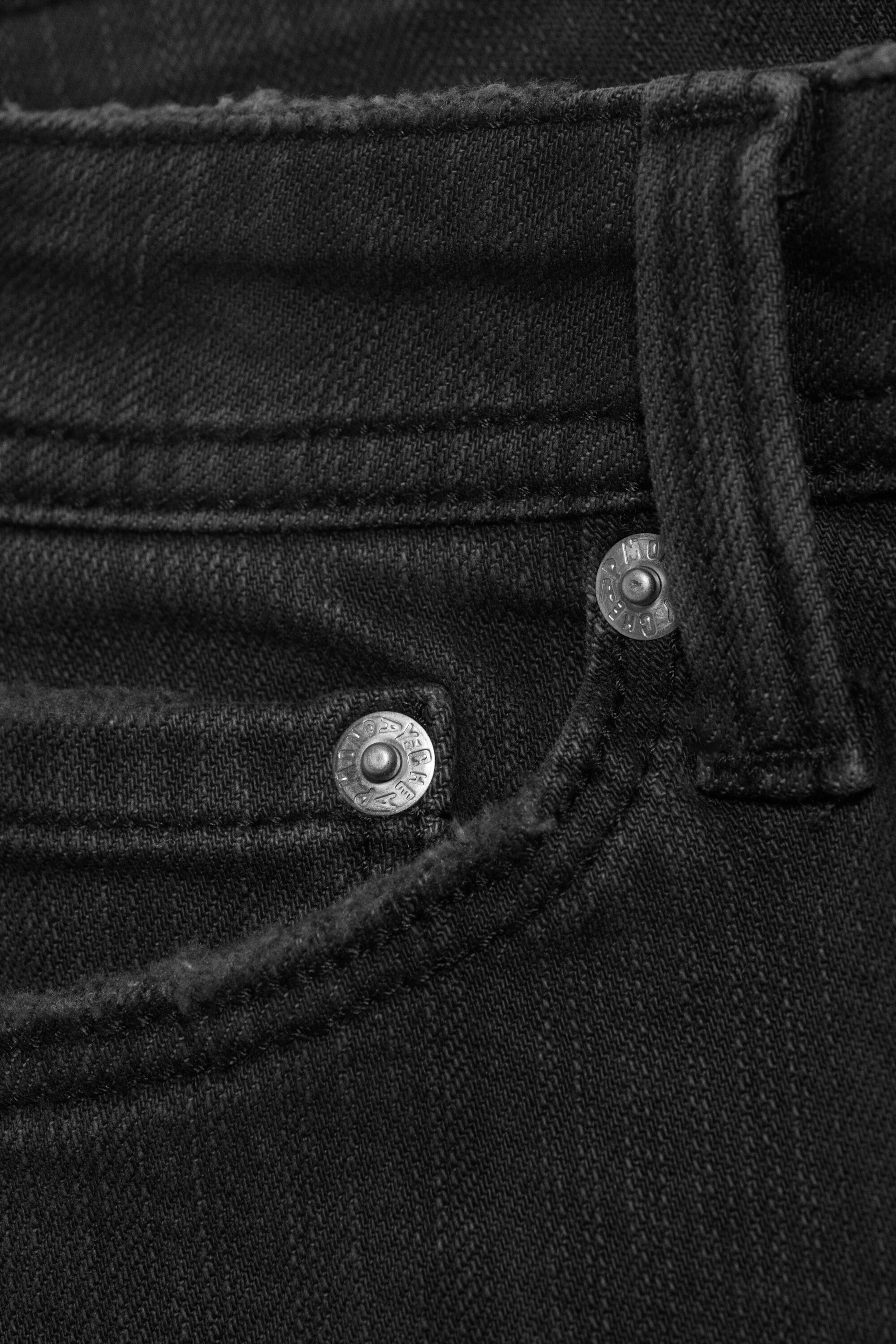Washed Black - Black - RIOT LOW WAIST SLIM FIT BOOTCUT JEANS - 6