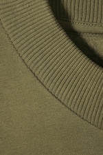 Dunkelgrün - Schweres Sweatshirt mit relaxter Passform - 2