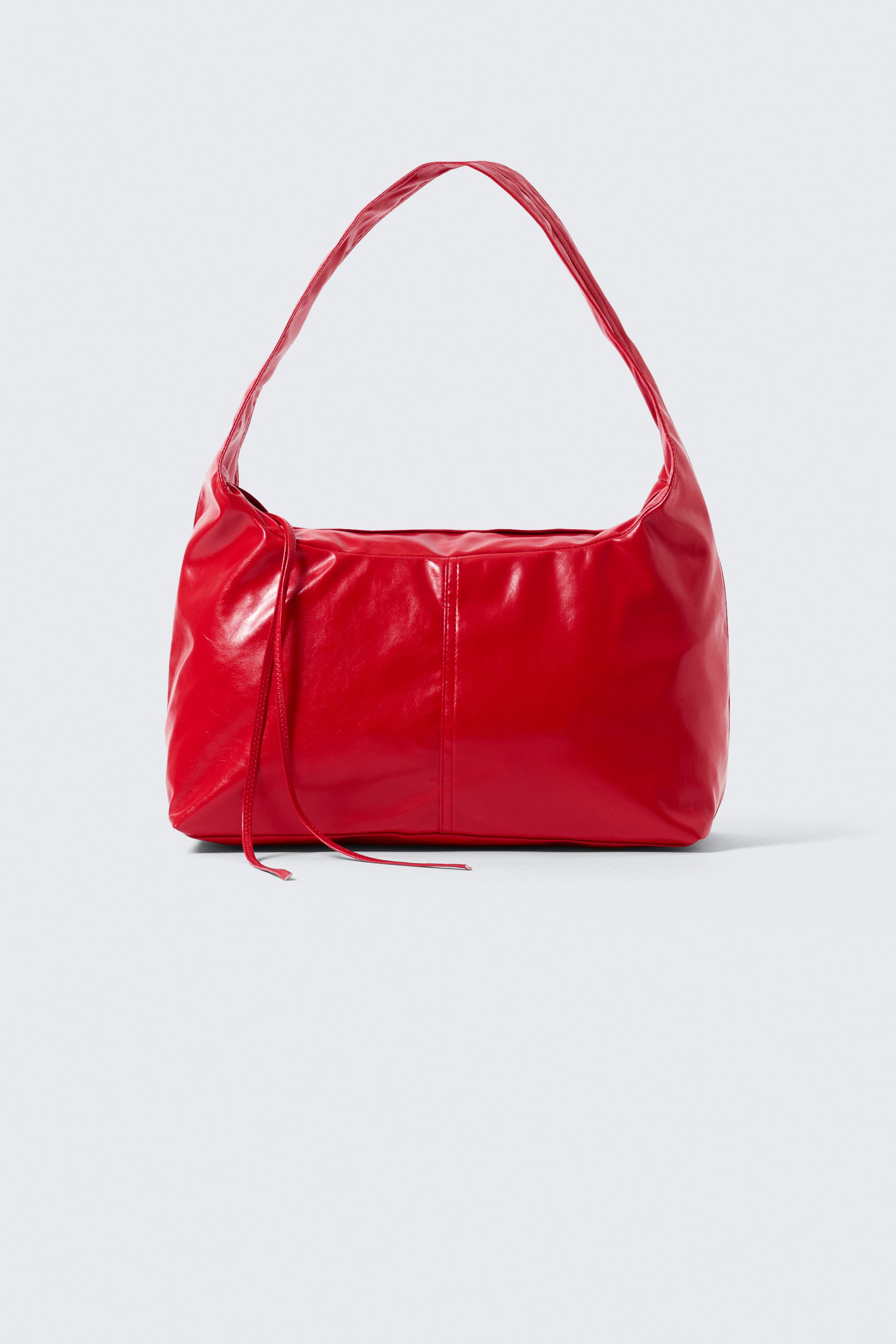 View larger image: Coated Rectangular Shoulder Bag - Glossy Red - Ladies | H&M GB 1