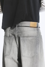 Complex Grey - Mellangrå - Astro Mid Waist Loose Baggy Unisex Jeans - 4