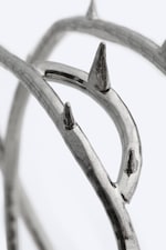 Dusty Light/Grey - Thorn Choker Necklace - 4