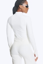 White - Zipped Sports Jacket - 3