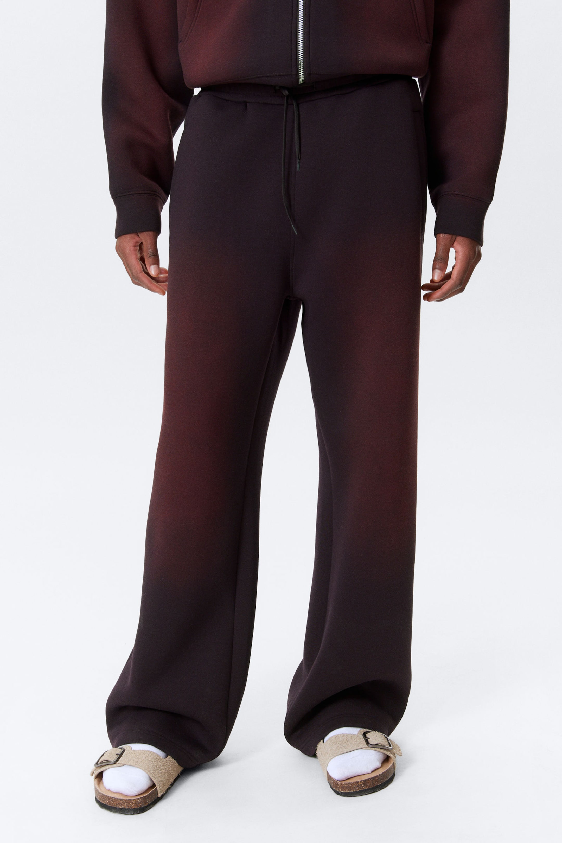 #34272C - Washed Scuba Sweatpants - 2
