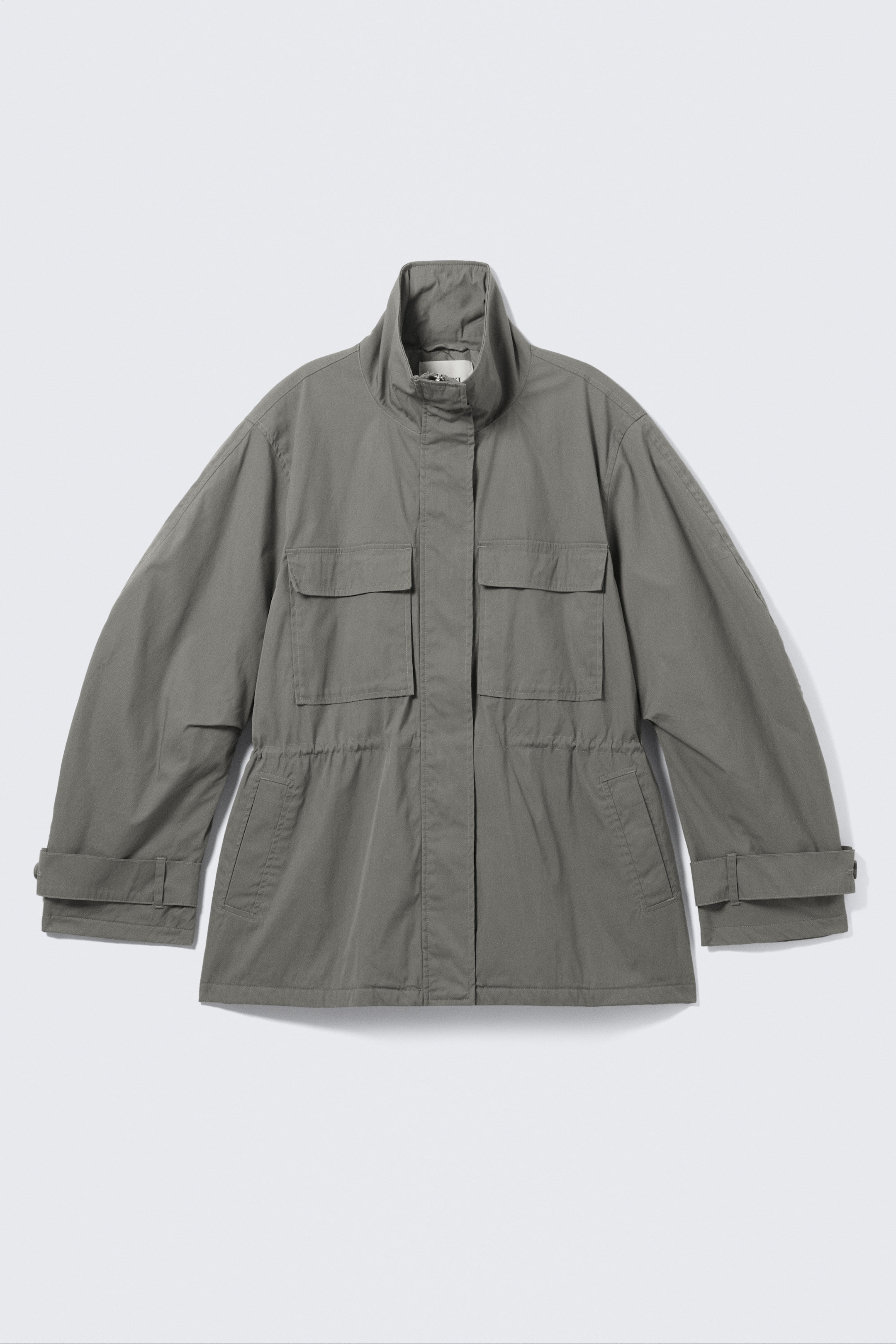 Grey - Relaxed Utility Jacket - 4