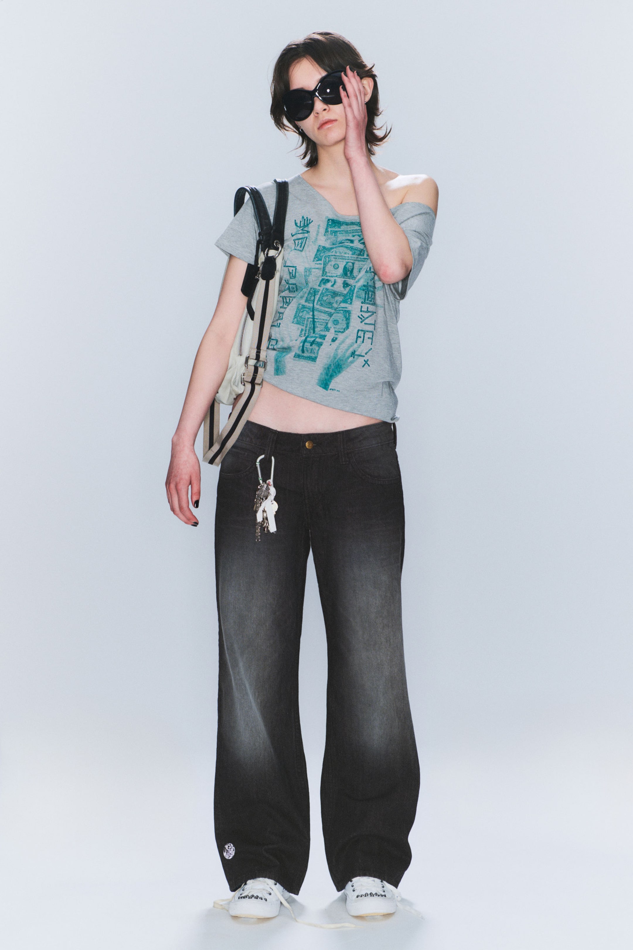 #272627 - Messy Low Rise Regular Straight Jeans - 2