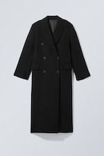 Black - Logan Double-Breasted Wool-Blend Coat - 0