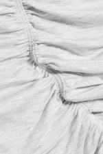 Grey Melange - Ruched Halter Jersey Top - 6